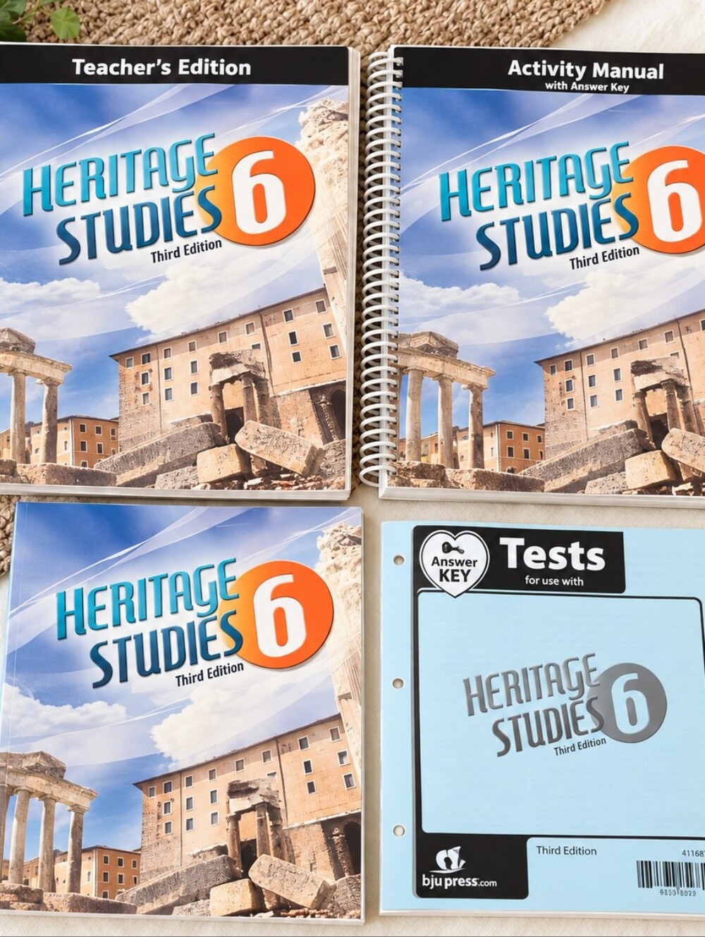 BJU Press Heritage Studies 6 – Third Edition Homeschool Curriculum Set📚